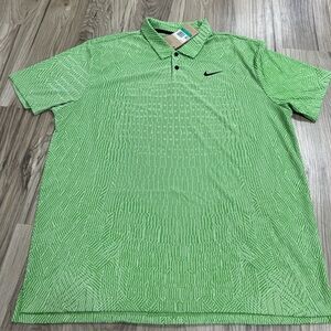 Nike Dri-FIT ADV Tour Golf Polo Green Honeydew/Chlorophyll Mens XL FD5731 $105
